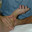IPT hand therapy on a patient photo